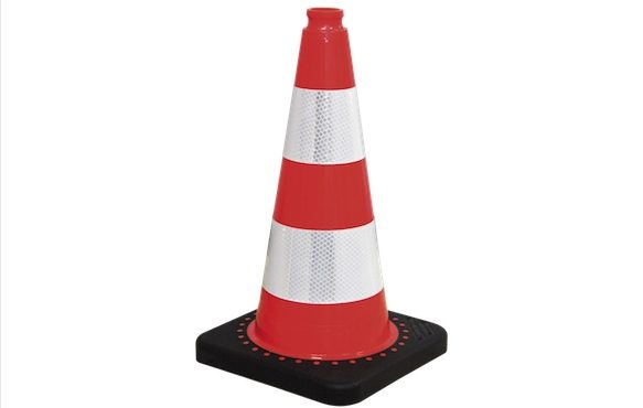 K5A weighted monoblock cone - Roadworks safety equipment - LACROIX City